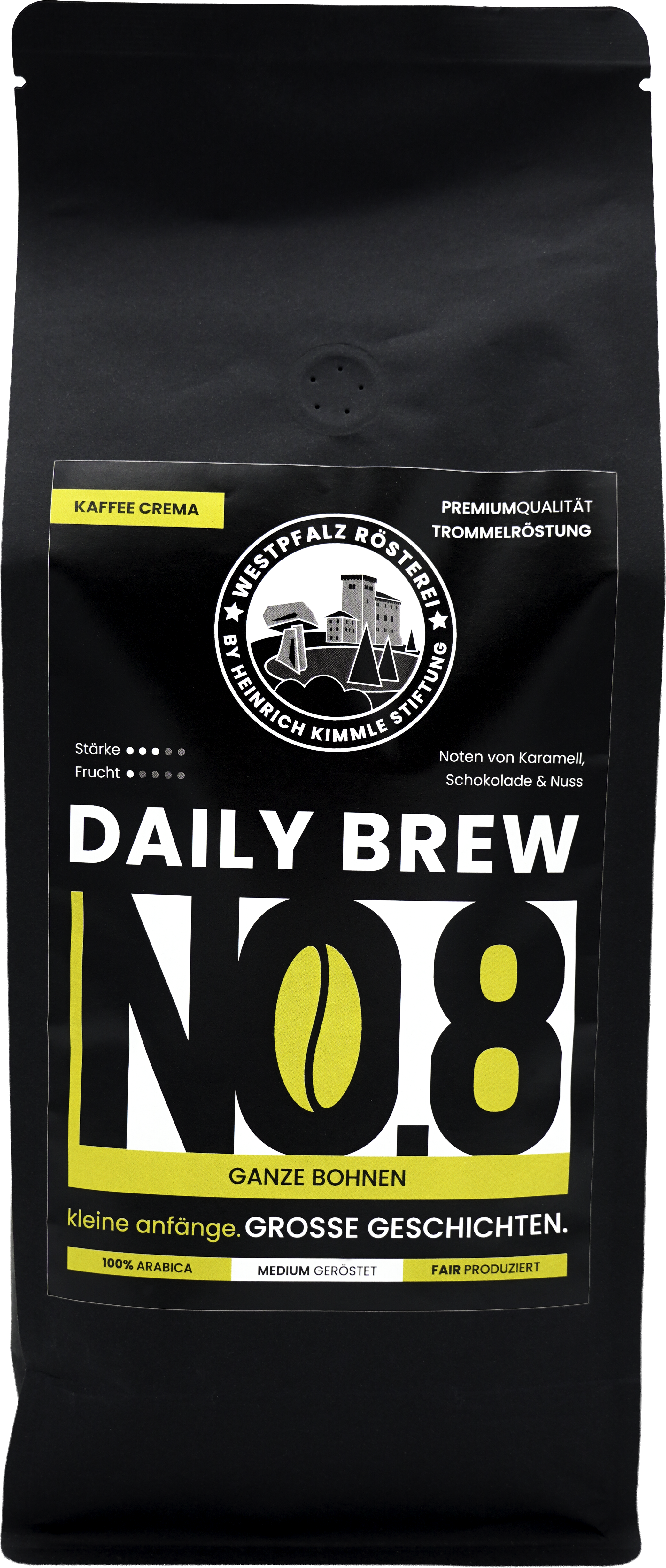 Kaffee NO. 8 Daily Brew, ganze Bohne