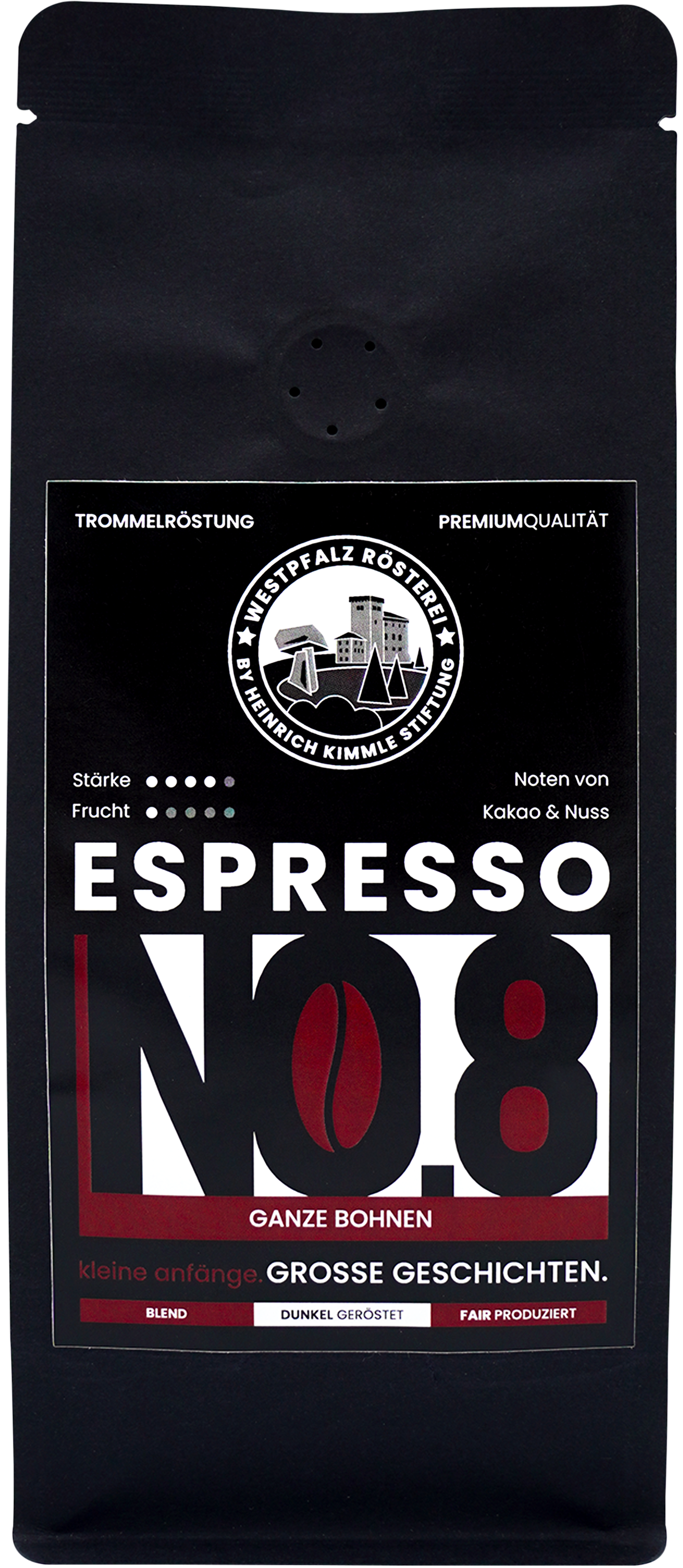 Kaffee NO. 8 Espresso, ganze Bohnen