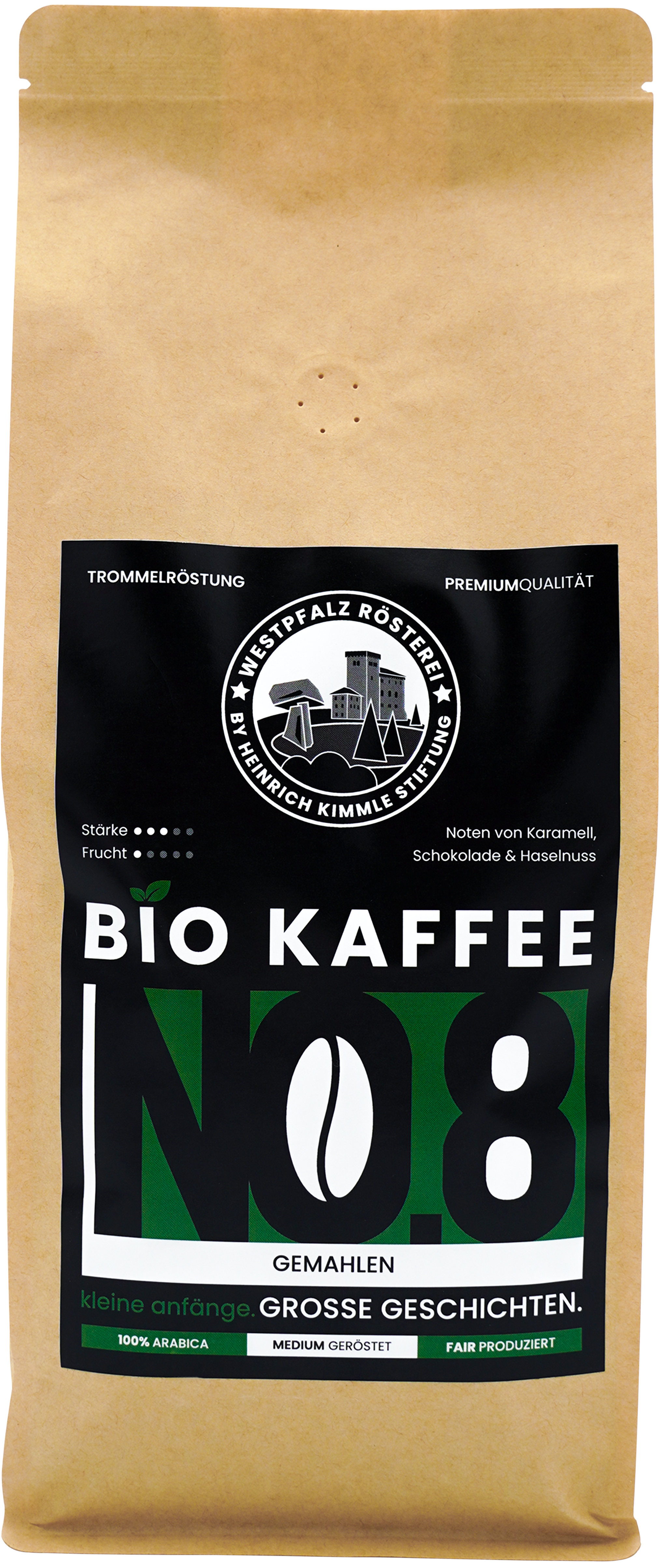 Kaffee NO. 8 Bio Kaffee, gemahlen