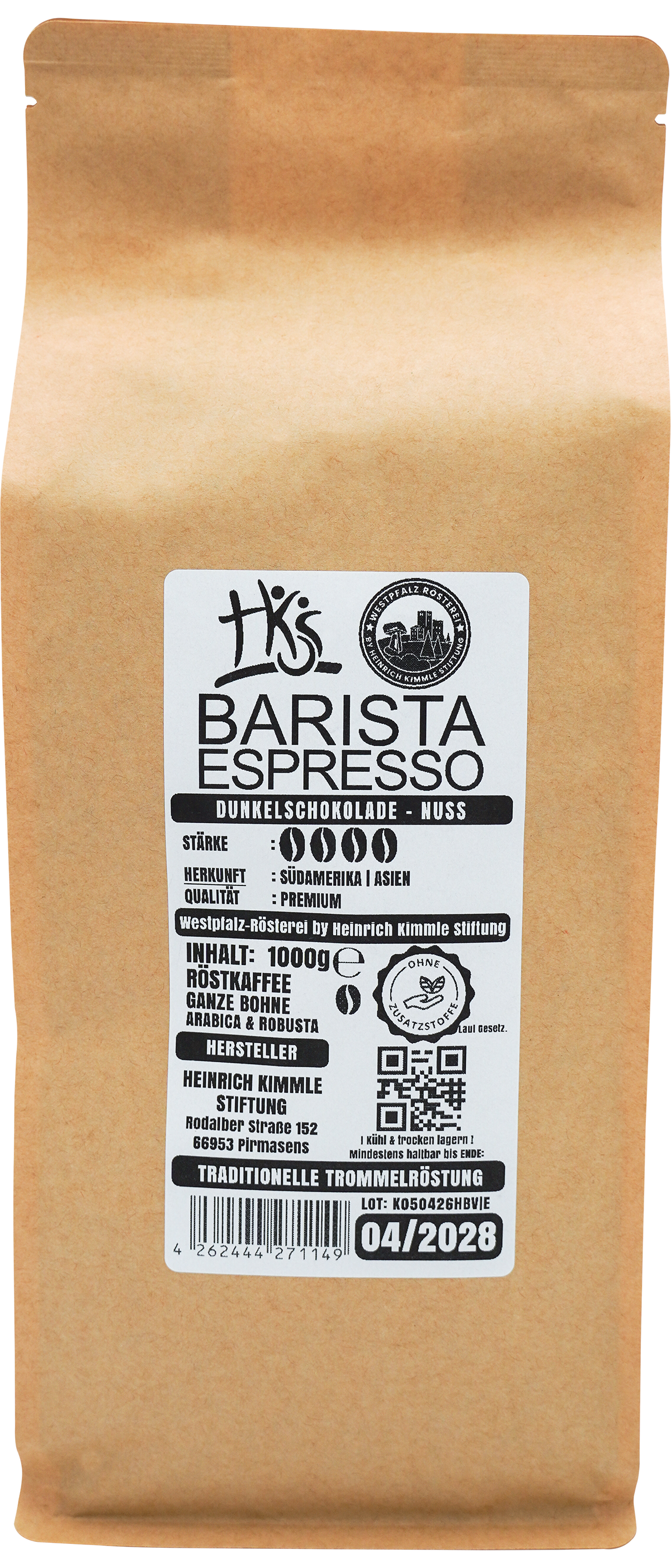 Barista Espresso, ganze Bohnen